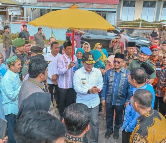 Pj Gubernur Sumut Resmikan Alun-alun Kota Padangsidimpuan