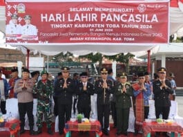 Pemkab Toba Gelar Upacara Peringatan Hari Lahir Pancasila