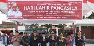 Pemkab Toba Gelar Upacara Peringatan Hari Lahir Pancasila