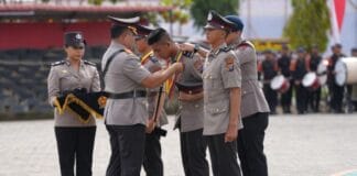 354 Bintara Polri Dilantik di SPN Hinai Polda Sumut