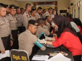 SPN Polda Sumut Gelar Donor Darah