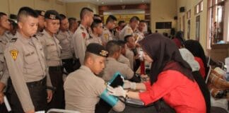 SPN Polda Sumut Gelar Donor Darah