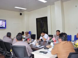 Polres Pematangsiantar Ikuti Zoom Meeting Rakor Validasi Data Penyediaan Lahan Penanaman Jagung Serentak