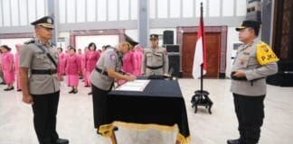 Kapolda Sumut Pimpin Sertijab Pejabat Utama Poldasu