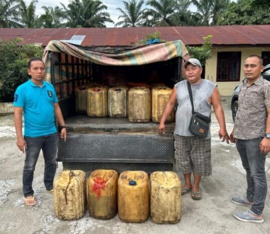 Penimbunan BBM Berhasil Diungkap Polsek Kampung Rakyat dan Polres Labusel