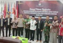 Polres Labuhanbatu Amankan Rapat Pleno Terbuka Penetapan Cabup/Cawabup Labura Terpilih