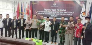 Polres Labuhanbatu Amankan Rapat Pleno Terbuka Penetapan Cabup/Cawabup Labura Terpilih