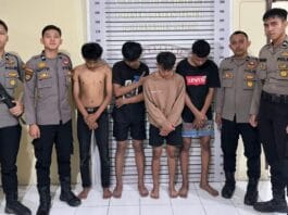 Polrestabes Medan Amankan 4 Pelaku Tawuran Antar-Geng Motor