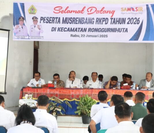 Sekdakab Samosir Buka Musrenbang Tingkat Kecamatan