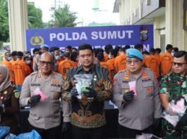 TNI-Polri Gerebek Dua Sarang Narkoba di Medan