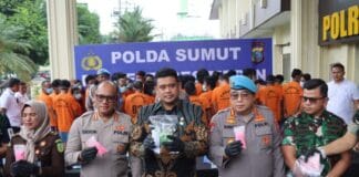 TNI-Polri Gerebek Dua Sarang Narkoba di Medan