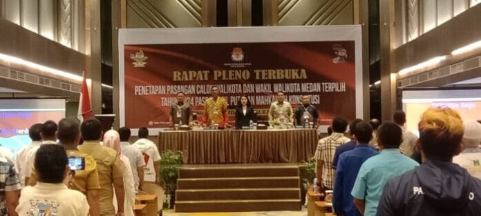 KPU Medan Tetapkan Wali Kota dan Wakil Wali Kota Medan Terpilih Periode 2025-2030