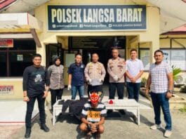 Polsek Langsa Barat Tangkap Pelaku Pencurian Sepeda Motor