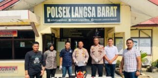 Polsek Langsa Barat Tangkap Pelaku Pencurian Sepeda Motor