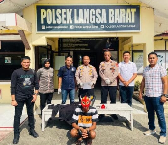 Polsek Langsa Barat Tangkap Pelaku Pencurian Sepeda Motor