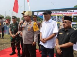 Kapolda Sumut Tinjau Pospam Idulfitri di Sei Karang Langkat