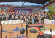 Jalan Santai Memperingati HUT Ke-79 Bhayangkara 2025 di Polres Abdya Berlangsung Meriah