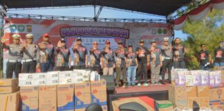 Jalan Santai Memperingati HUT Ke-79 Bhayangkara 2025 di Polres Abdya Berlangsung Meriah