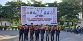 Polres dan Pemkab Karo Gelar Upacara Hari Lahir Pancasila 2025