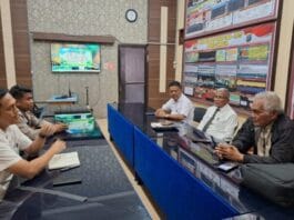 Tokoh Pemerhati Lingkungan Audiensi ke Polres Samosir