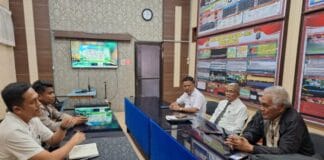 Tokoh Pemerhati Lingkungan Audiensi ke Polres Samosir