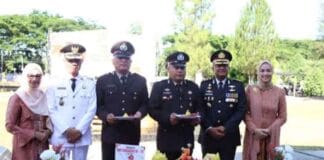 HUT Ke-79 Bhayangkara, Kapolres Abdya Beri Penghargaan Personel Bhabinkamtibmas