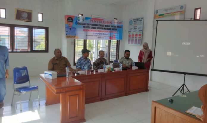 Mencegah Penyakit Menular, Gampong Barat Selenggarakan Program RDS