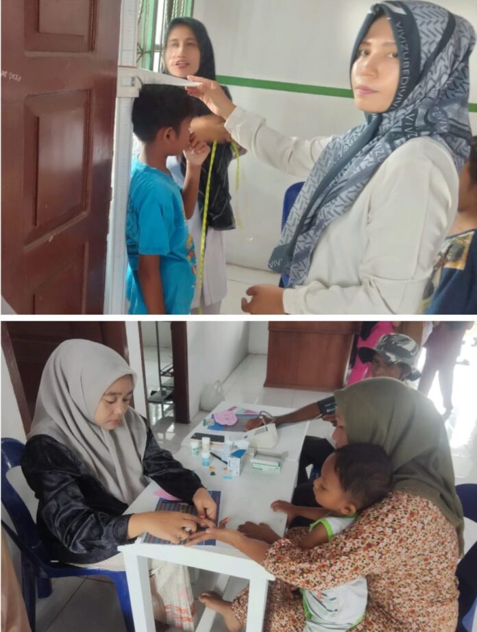 Pemerintah Gampong Ladang Gelar Posyandu dan Poswindu