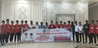 Pemkab Abdya Lepas Tim Futsal ke Ajang Pra-PORA