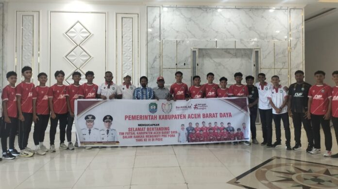 Pemkab Abdya Lepas Tim Futsal ke Ajang Pra-PORA