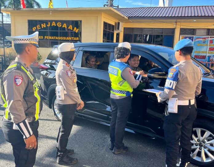 Operasi Patuh Toba 2025, Polres Pematangsiantar Lakukan Gaktibplin Terhadap Personel Polri dan PNS