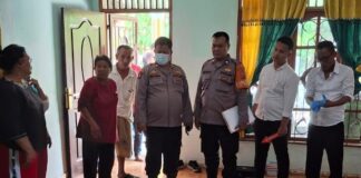 Kapolsek Sianțar Martoba Cek TKP Temuan Mayat di Sungai Pancur Lima dan Rumah Duka