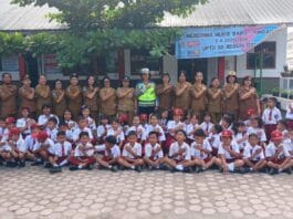 "Police Goes to School" Sat Lantas Polres Pematangsiantar di SDN 12243 Siantar Utara