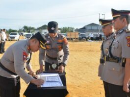 Kapolres Labusel Pimpin Sertijab Pejabat Strategis