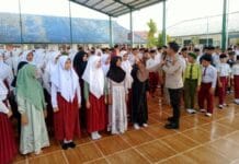 Polres Tapteng Sosialisasi Anti-Perundungan di SMP Al-Muslimin Pandan