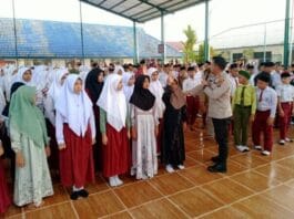 Polres Tapteng Sosialisasi Anti-Perundungan di SMP Al-Muslimin Pandan