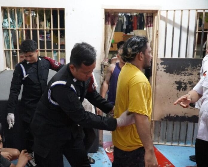 Rutan Kelas I Medan Razia Gabungan di Blok Hunian