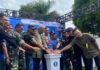 Kapolres Pematangsiantar Hadiri Launching QRIS Bersama Becak Wisata Pematangsiantar