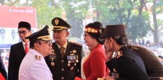 Kapolres Pematangsiantar Bersama Forkopimda Ikuti Upacara dan Pengibaran Bendera HUT ke-80 RI
