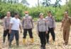 Dukung Ketahanan Pangan, Kapolres Siantar Cek Lahan Jagung di Kelurahan Tong Marimbun