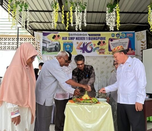 HUT ke-46 SMPN 1 Blangpidie: Mengedukasi dengan Hati, Berkarya untuk Negeri Menuju Abdya Maju