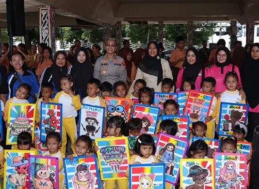 Polres Pematangsiantar Gelar Kampanye Serentak Rise and Speak