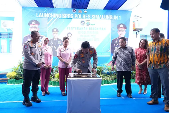 SPPG Polres Simalungun Diresmikan Kapolda Sumut Kapolda Sumut Resmikan SPPG Polres Simalungun