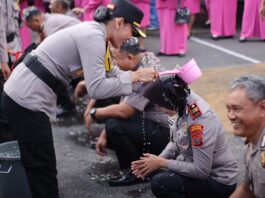 Kapolres Pematangsiantar Pimpin Kenaikan Pangkat 62 Personel Perwira dan Bintara