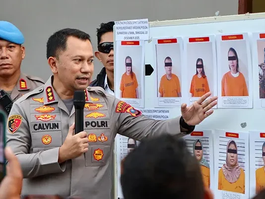 Sindikat Perdagangan Bayi Dibongkar Polrestabes Medan