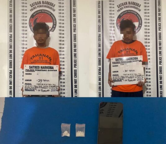 Polres Pematangsiantar Ringkus Pemilik Sabu 2,01 Gram di Jalan Singosari