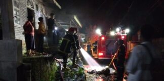 Satu Unit Rumah Warga Perumahan Renif Sejahtera Komplek BTN Nyaris Terbakar