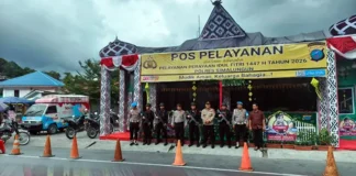 Operasi Ketupat Toba 2026, Brimob Sumut Siaga Amankan Aktivitas Masyarakat di Parapat