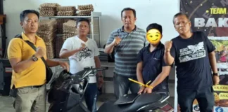 Reskrim Polsek Gunung Malela Ringkus Residivis Curanmor yang Kabur ke Medan