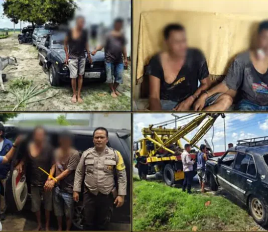 Dua Pencuri Lembu di Simalungun Dibekuk Usai Kabur Pakai Sedan dan Tabrak Pemotor